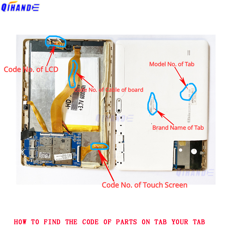 para polegada teclast android crianças tablet pc toque capacitivo substituição do painel tela de toque externo