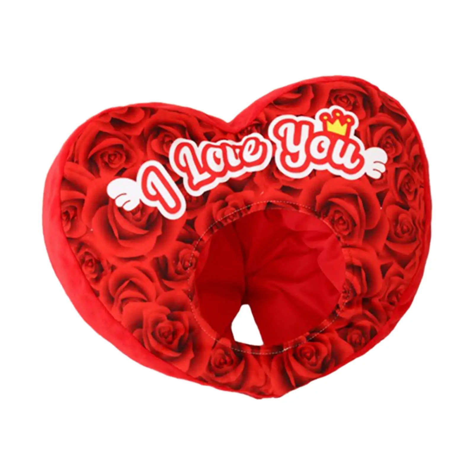 Love Heart Hat Valentines Day Decor Engagement Soft Party Anniversary Headgear Durable Printed Fancy Dress Performance Headwear