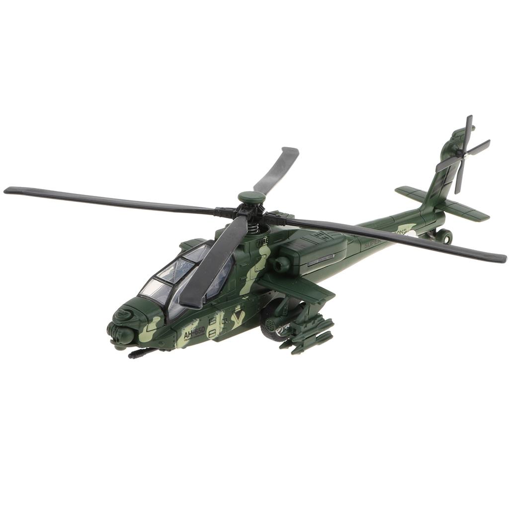 Alloy Die-cast Chinese CAIC Z-10 Military Helicopter Model, 1/32 Pull Back Plane Toy for Kids Toddlers