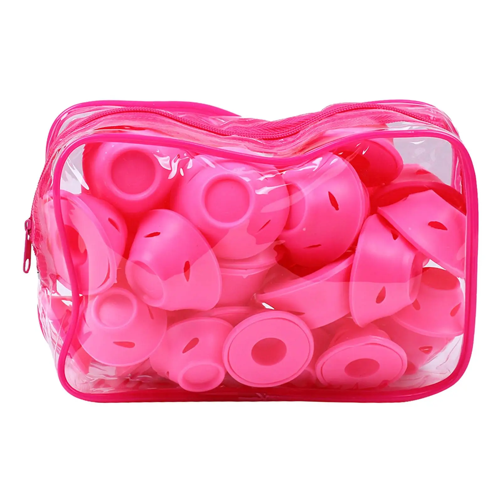 Set of 30 Hair Rollers Soft Hair Accessories Silicone Mushroom Design Curling for Women Girl