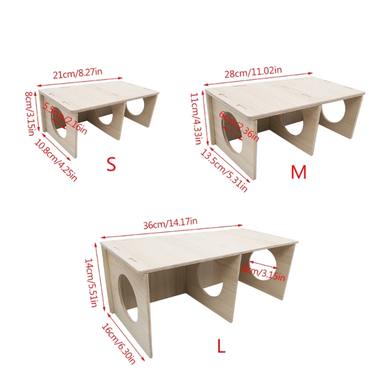 Title 6, P82E Hamster House Hideout Chamber Natural Nest...