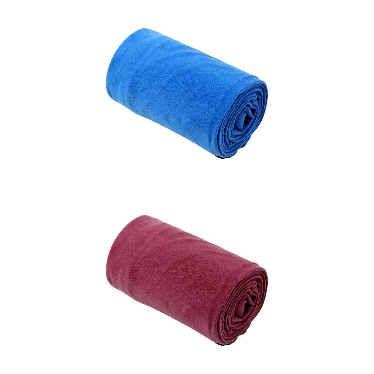 2x Soft Fleece Sleeping Bag Liner Thermal Warm Camping Blanket Fishing Adult