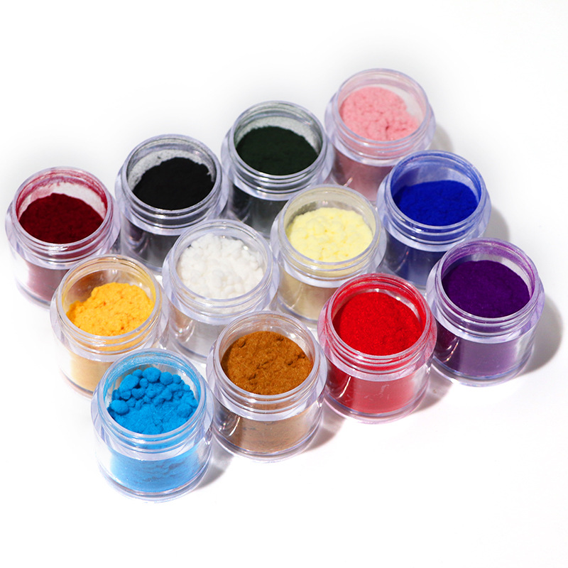 Best of 12 Colors Winter Nail Velvet Powder DIY Nail Art Decorations Fluffy Nail Glitter Dust DIY Design Christmas Pigment 10g In Bottle Reviews & Tips