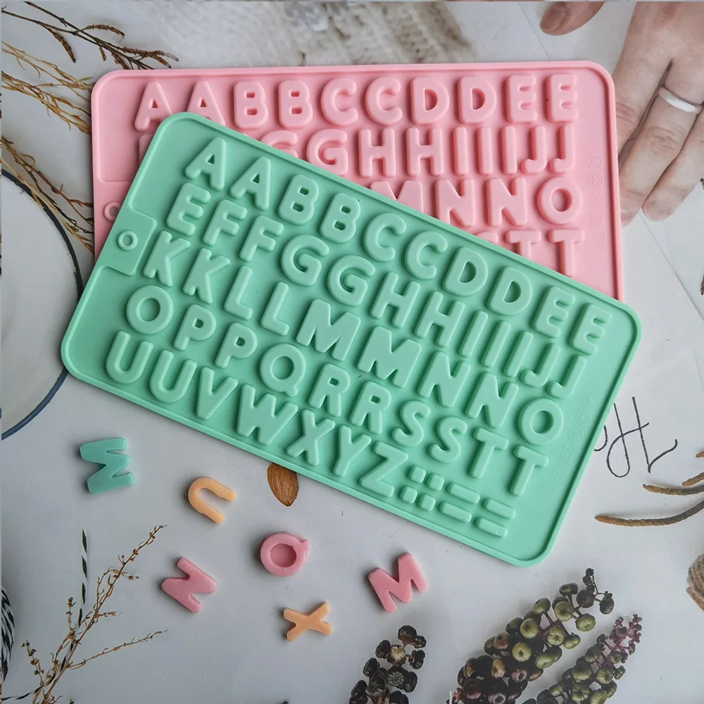 Alphabet Chocolate Silicone Mold