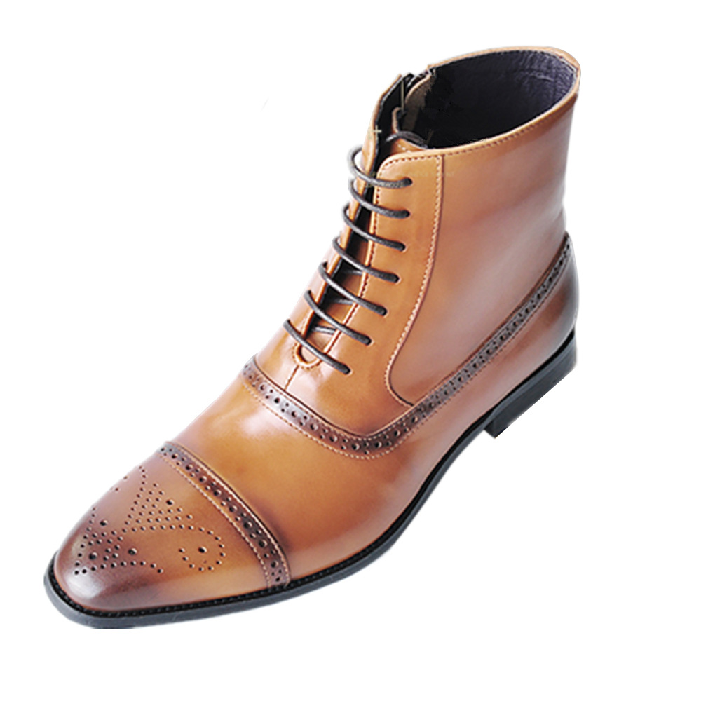 Title 2, Botas de cowboy vintage masculinas de couro de ...