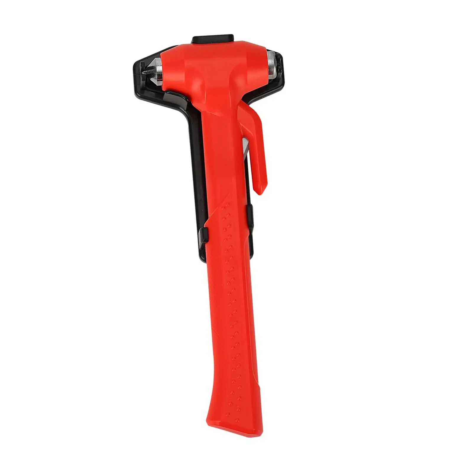 Automotive Safety Hammer Tool Non Slip Handle Window Breaker Emergency Rescue Tool for Card Vehicles Automotive Suvs Red