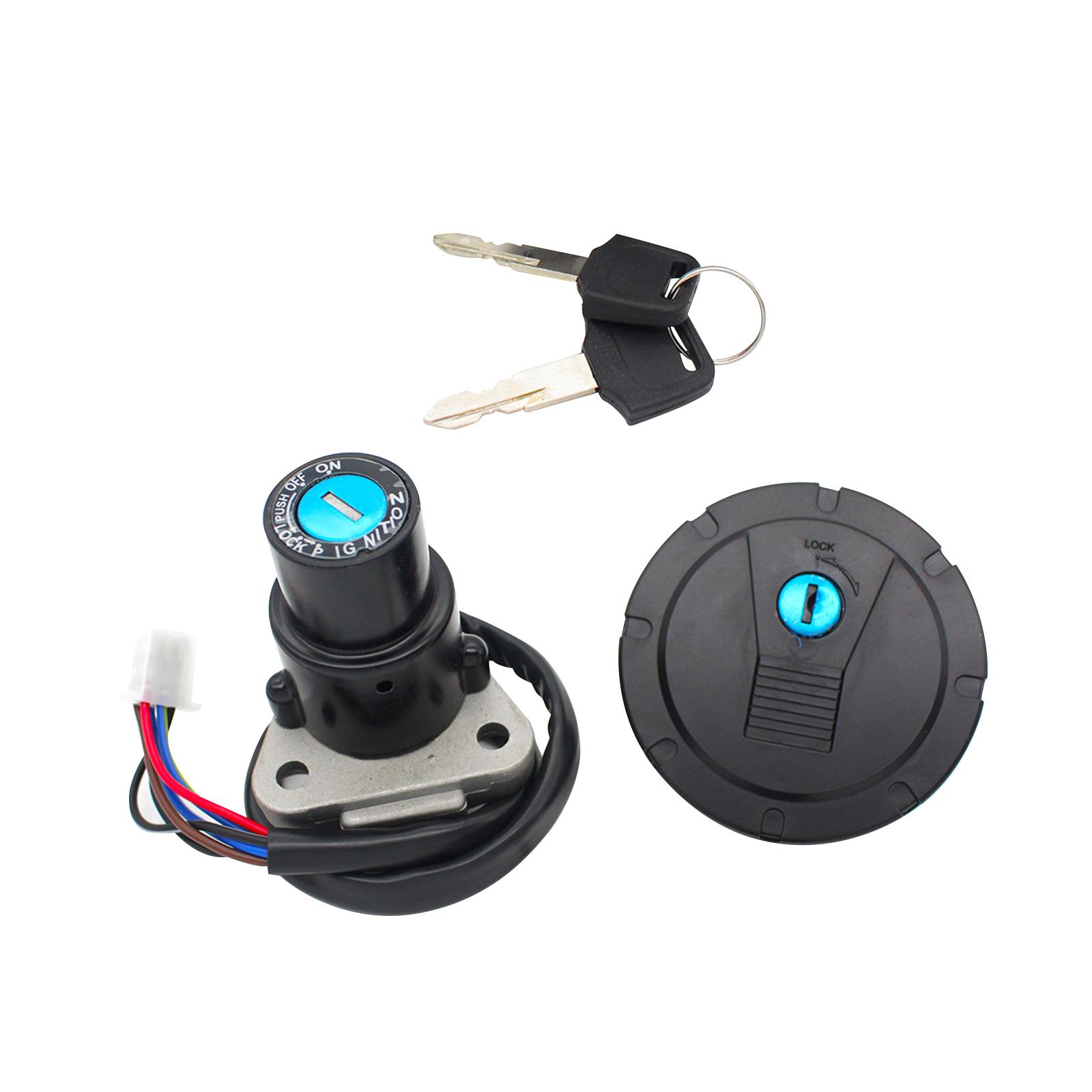 Ignition Key Switch High Performance Premium Accessories Durable Replaces with Key for Kawasaki Klr650 Klr 650 1987-2007