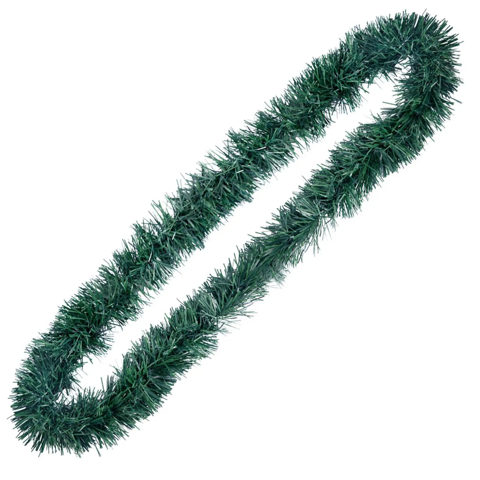 2x Artificial Christmas Garland Holiday Party Decor for Stairs Wedding Doors