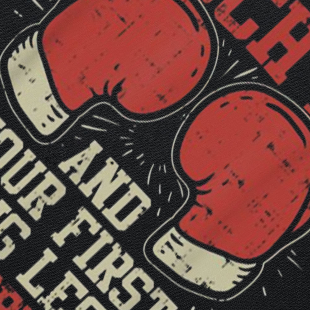 Lustiges Touch Me and Your First Boxing Lesson Is Free T-Shirt Grafik Baumwolle Streetwear Kurzarm Geburtstagsgeschenke Sommer T-Shirt – Detail 5