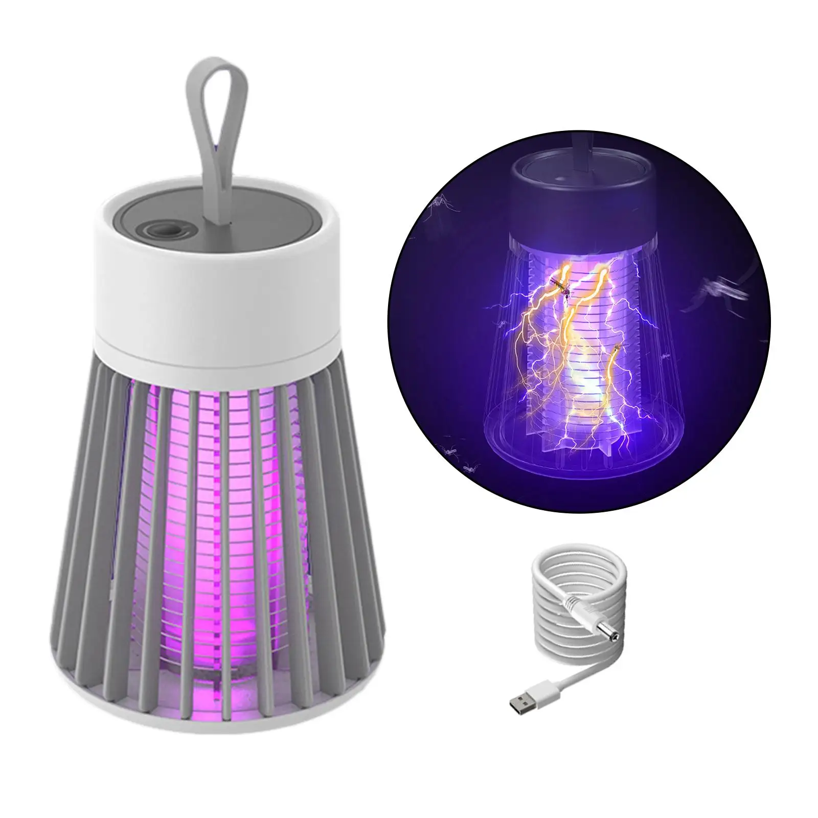  Lamp LED Light Trap Lamp Electric Fly Bug Zapper Insect Lamp Home Garden Fly Lamp