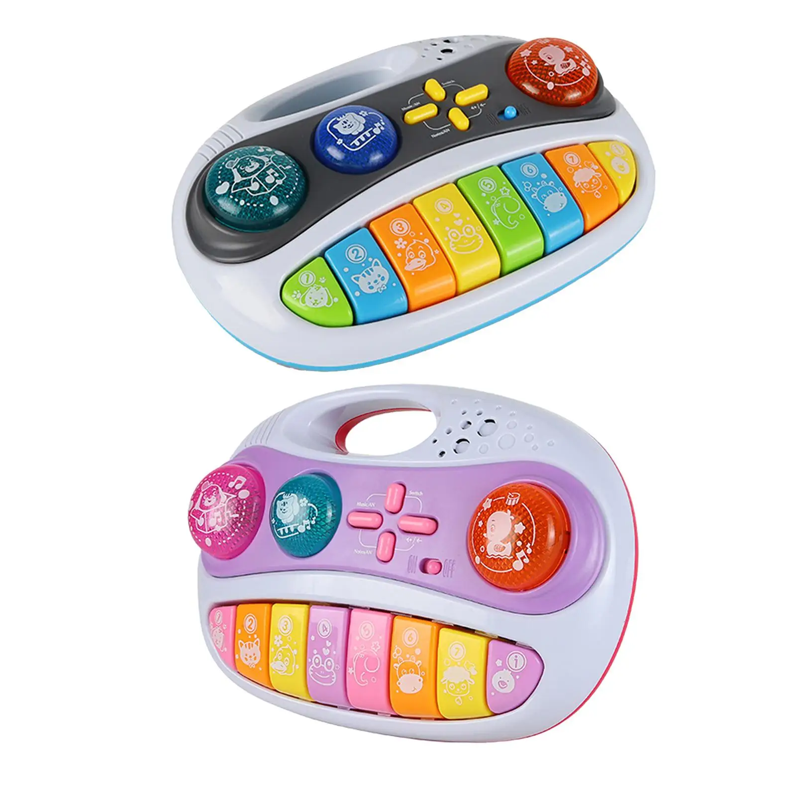 Baby Musical Toy Learning Toy Electronic Keyboard for Age 1-3 Boys Girls 1x