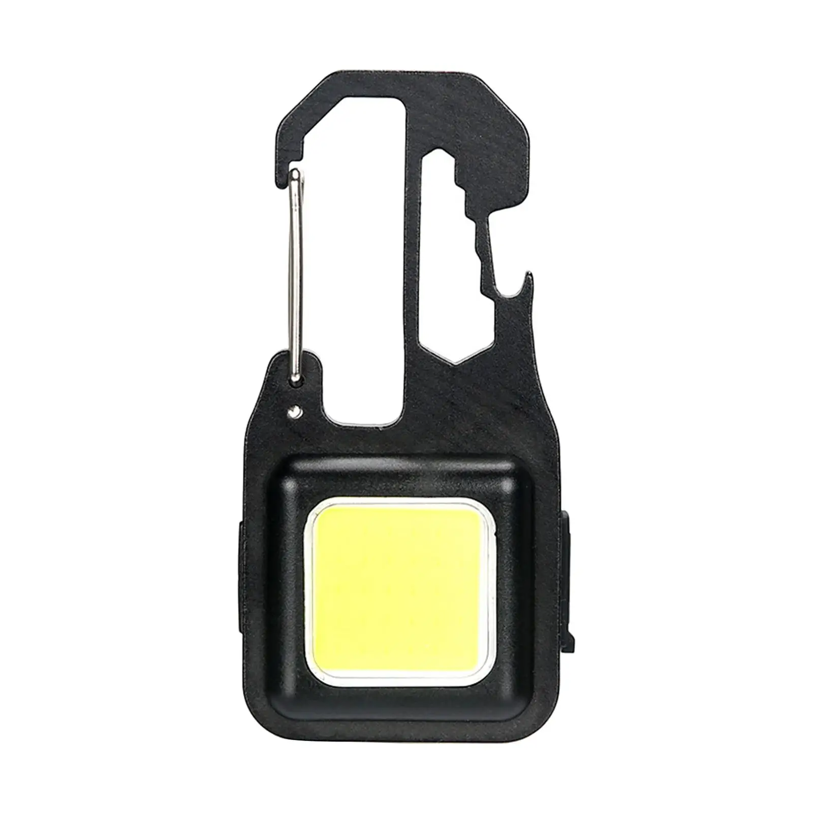 Compact COB flashlights Keychain Bottle Opener Camping Lamp Magnet Base Keyring pocket USB Rechargeable LED Torch Light