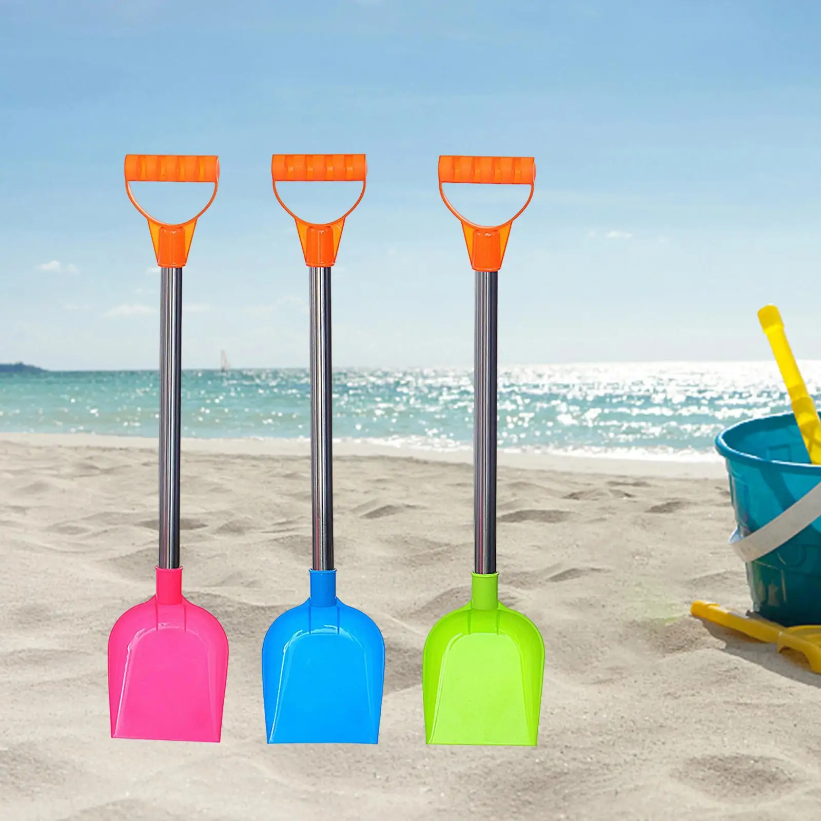 3 Pieces Sand Toys Beach Set Outdoor Toy Gardening Tool Set Durable for Party Favor Birthday Gift Sea Toddlers Children