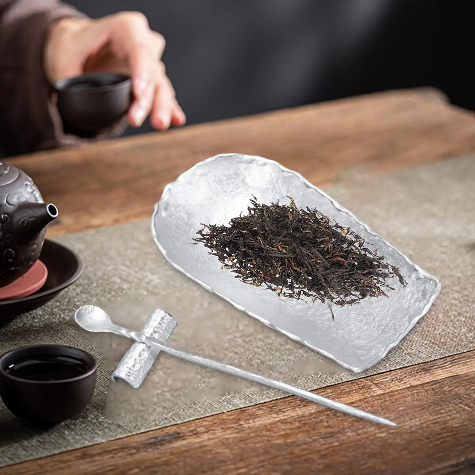 Tea Ceremony Utensils Tea Spoon Traditional Chinese Tea Set Kung Fu Tea for Kitchen