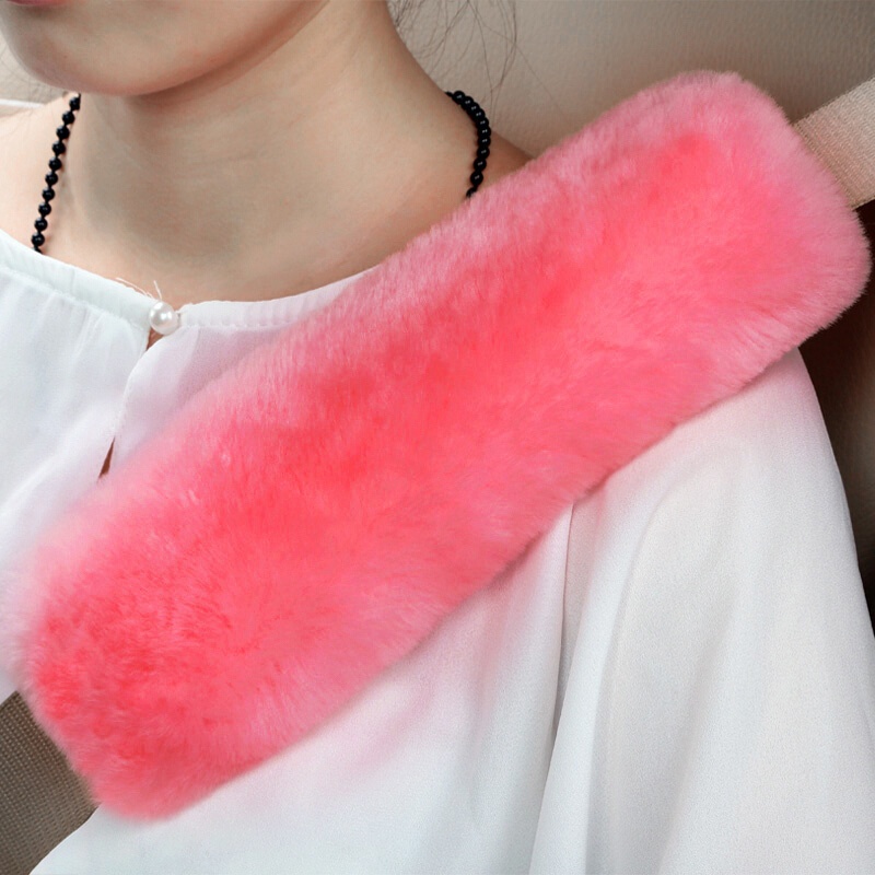 Car Seat Belt Cover Shoulder Warmer Pad - Anti-Slip Feature