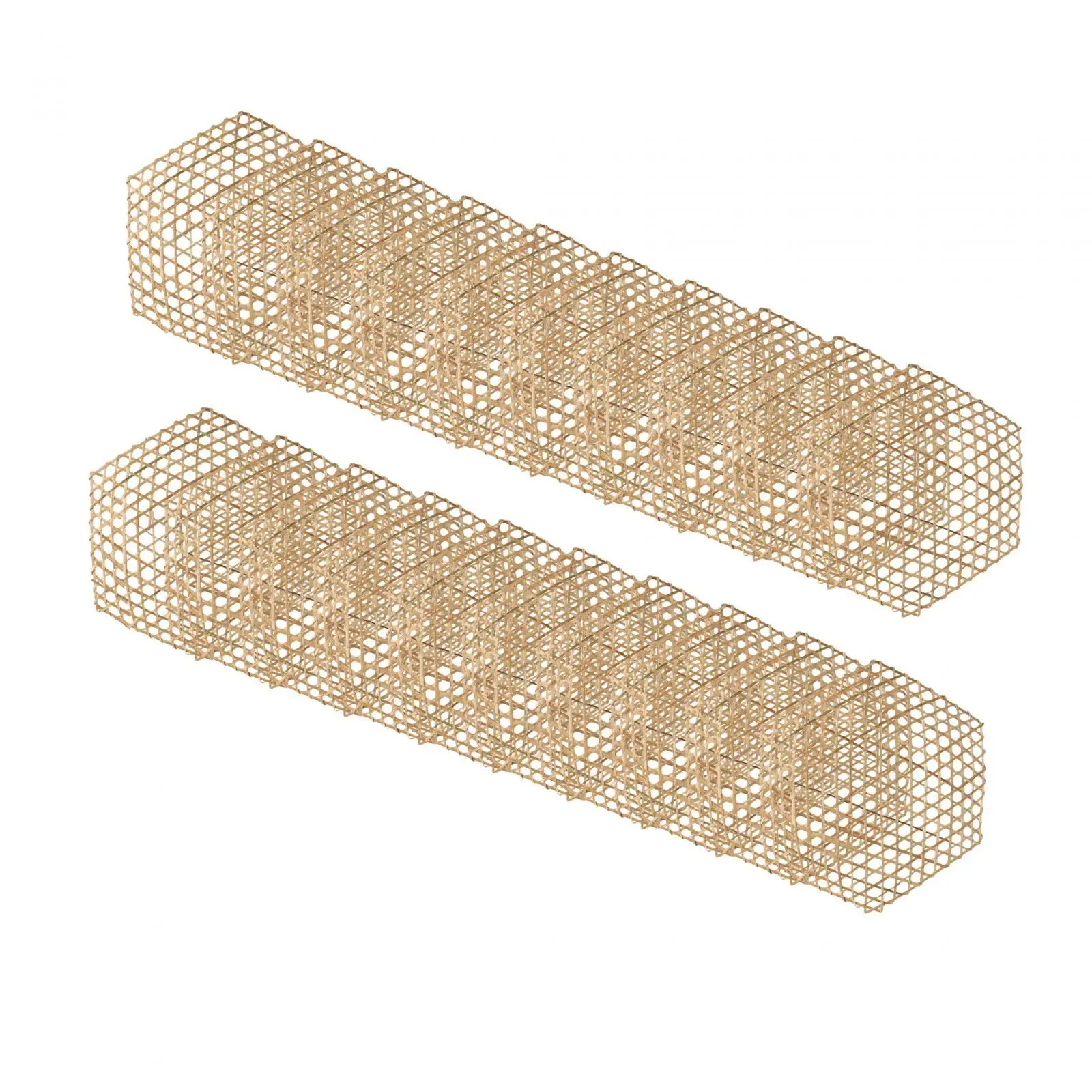 20 Pieces Folding Food Basket Liners Rack Bamboo Food Wrapped Mat Food Cooling Mesh Pad for Hotel Dining Household Desktop Decor