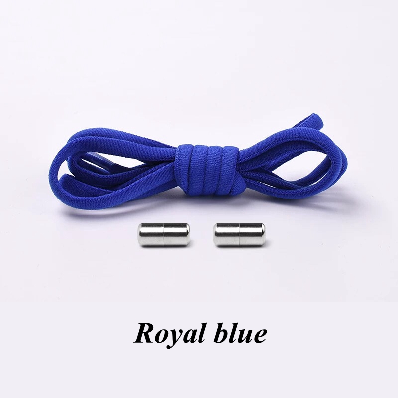 New 1Pair Elastic Locking Shoelaces Semicircle Shoelace Sneakers Shoe Laces Quick No Tie Shoelace Kids Adult Shoes Lace 21colors