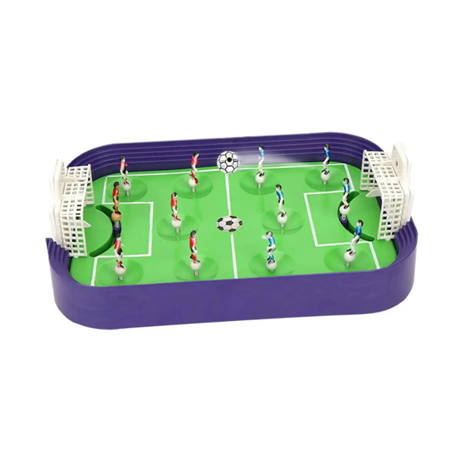Portable Table Football Game Indoor Sport Toy Table Board Interactive Toy Mini Tabletop Football for Kids Boy Girls Teens