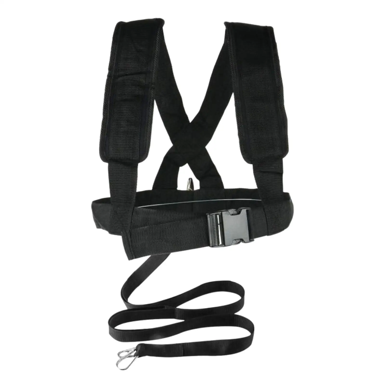 Sled Harness Pull Strap Adjustable Tire Pulling Harness with Y Shape Strap