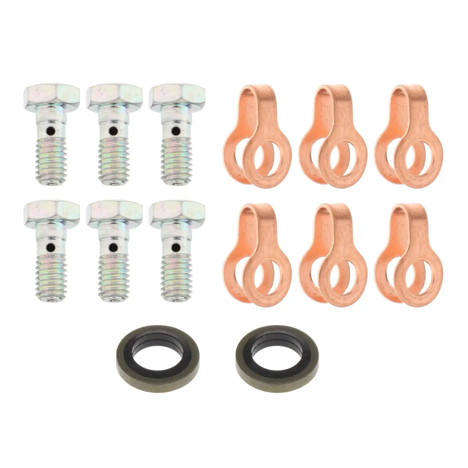 Fuel Return Line Banjo Bolts Replacement Accessories Automotive Bolts and Gasket Repairing Set for Industrial 12V Engines