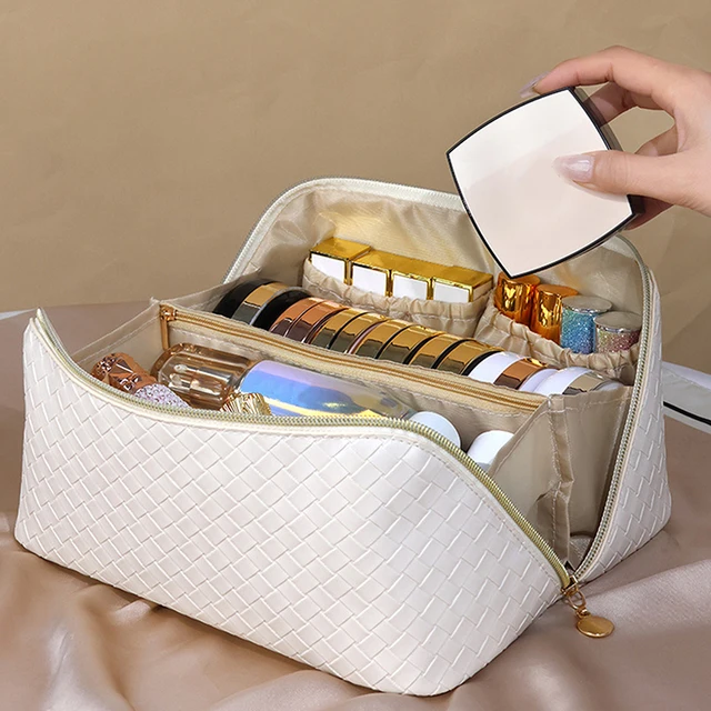 New Simple Large Capacity Small Fragrance Makeup Bag Girl Storage Toiletry  Bag Travel High Appearance Level Cosmetics Storage - AliExpress
