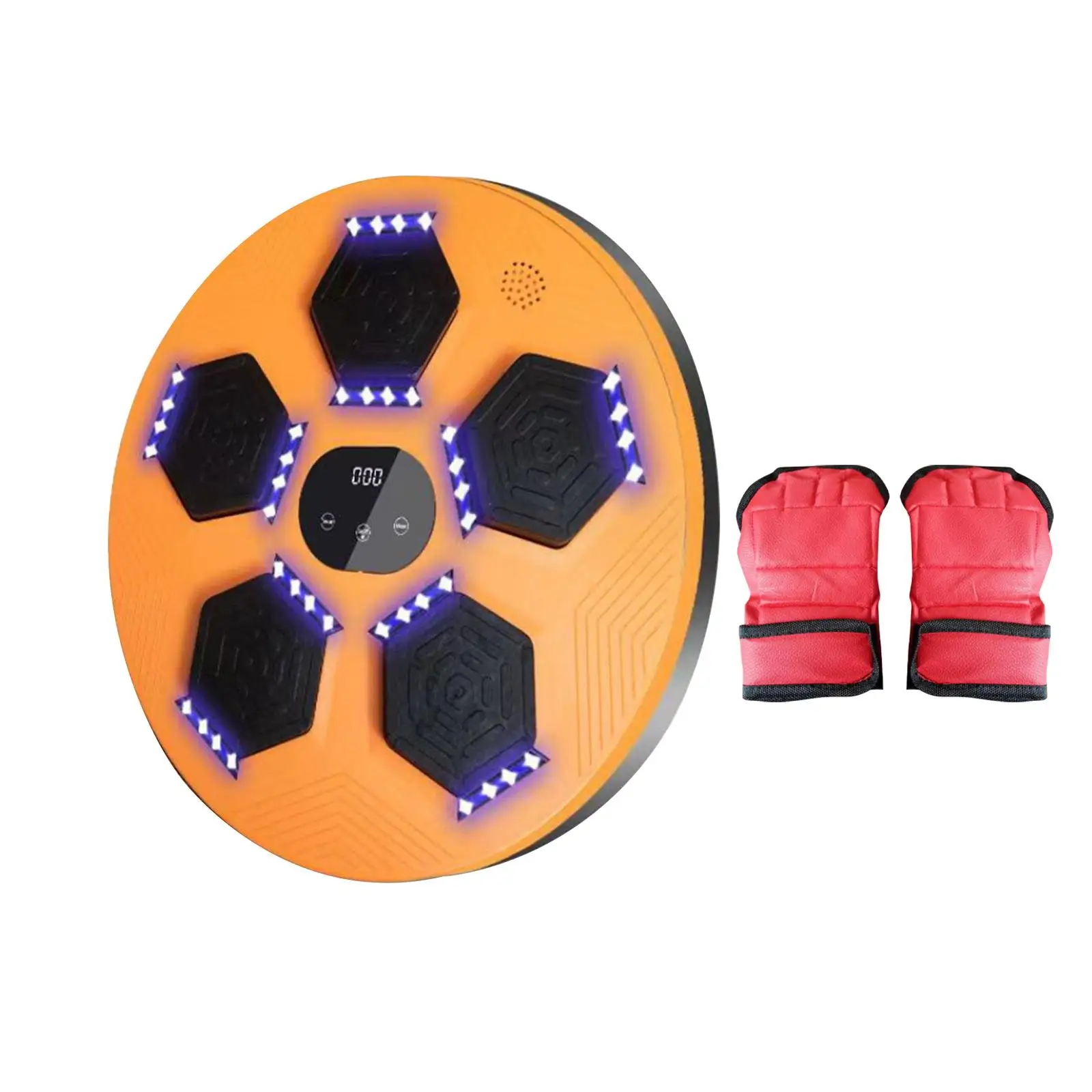 Electronic Boxing Machine for Kids 18 Speeds Adjustable Boxing Trainer Music Boxing Wall Target for Reaction Agility Sanda Home