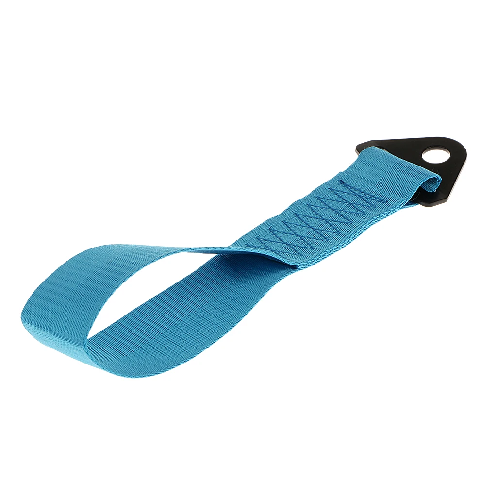 Heavy Duty Car Tow Strap Recovery LB Break Strength Towing Blue