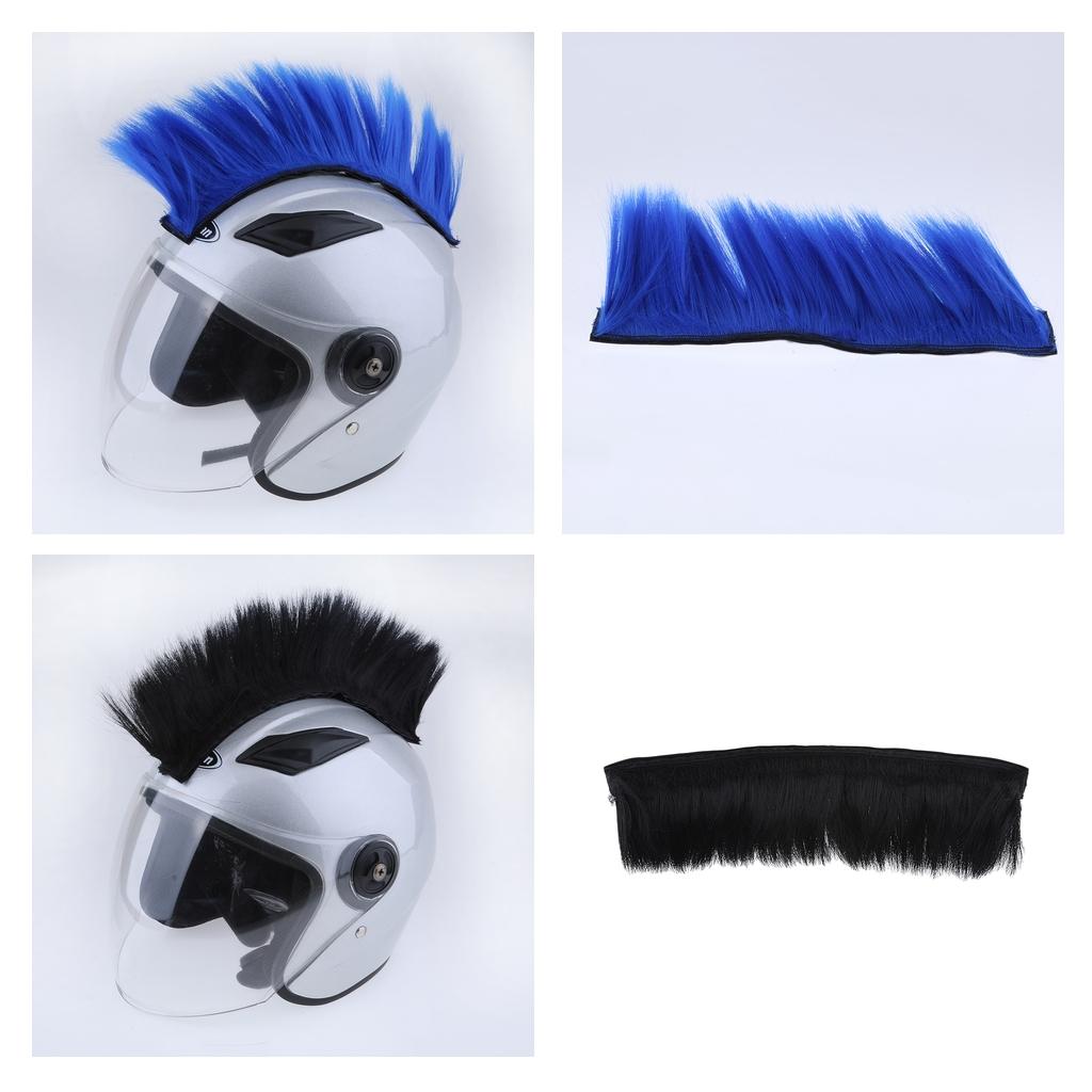 2pcs Motorcycle Skinhead  Punk    Costumes Hairpiece