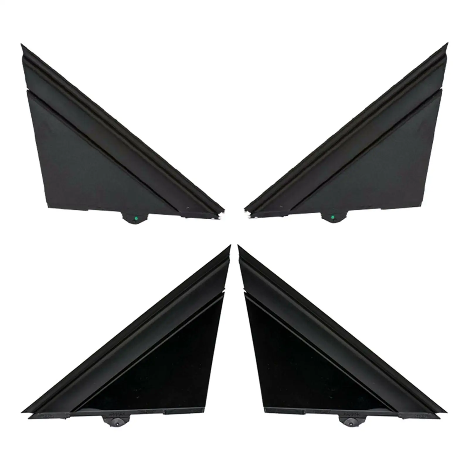 2x Car Door Mirror Covers Replacement Fits for  2012-2019 1SH17KX7AA 1KX7AA