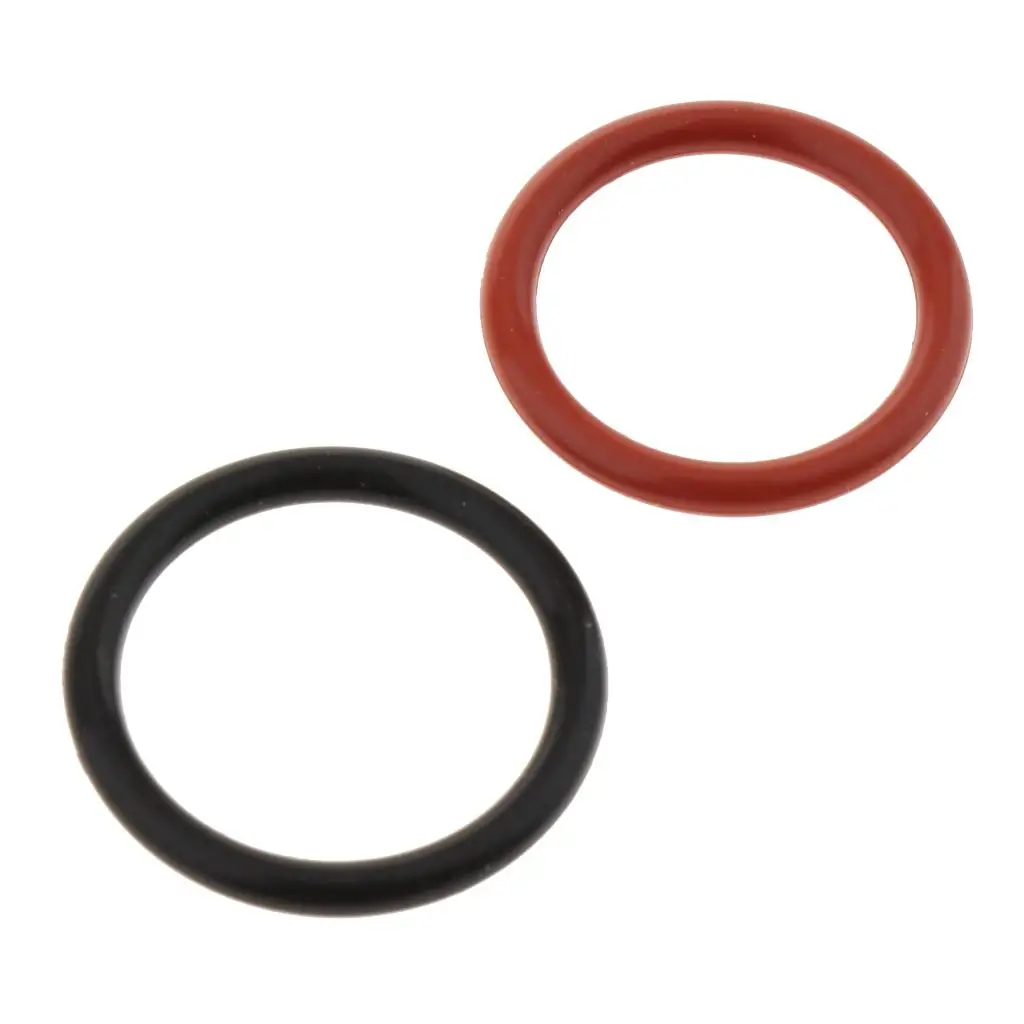 2PCS Power Steering Pump Rubber Inlet & Outlet O-Ring Seals for Honda 