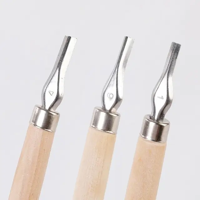 6PCS/Set Wood Carving Tools Peeling Woodcarving Chisel Woodworking Cutter  Hand Carving Wood Woodpecker DIY Hand Tool Hot Set