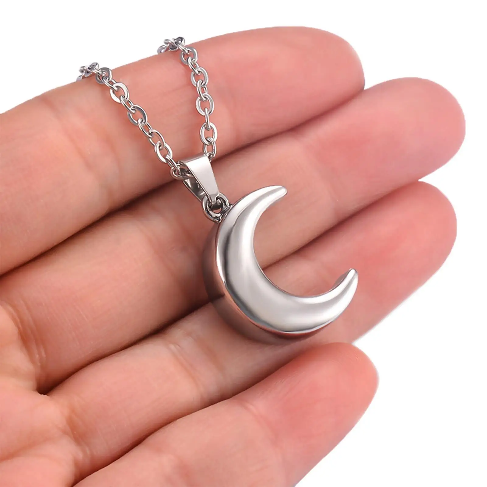 Urn Necklace Stainless Steel Jewelry Pendant for Ashes Hair Graduation Gifts