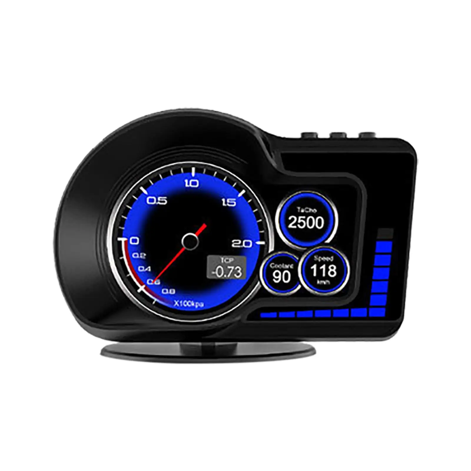 Car Head Degree Rotatable Stand Function HUD Display Multifunction