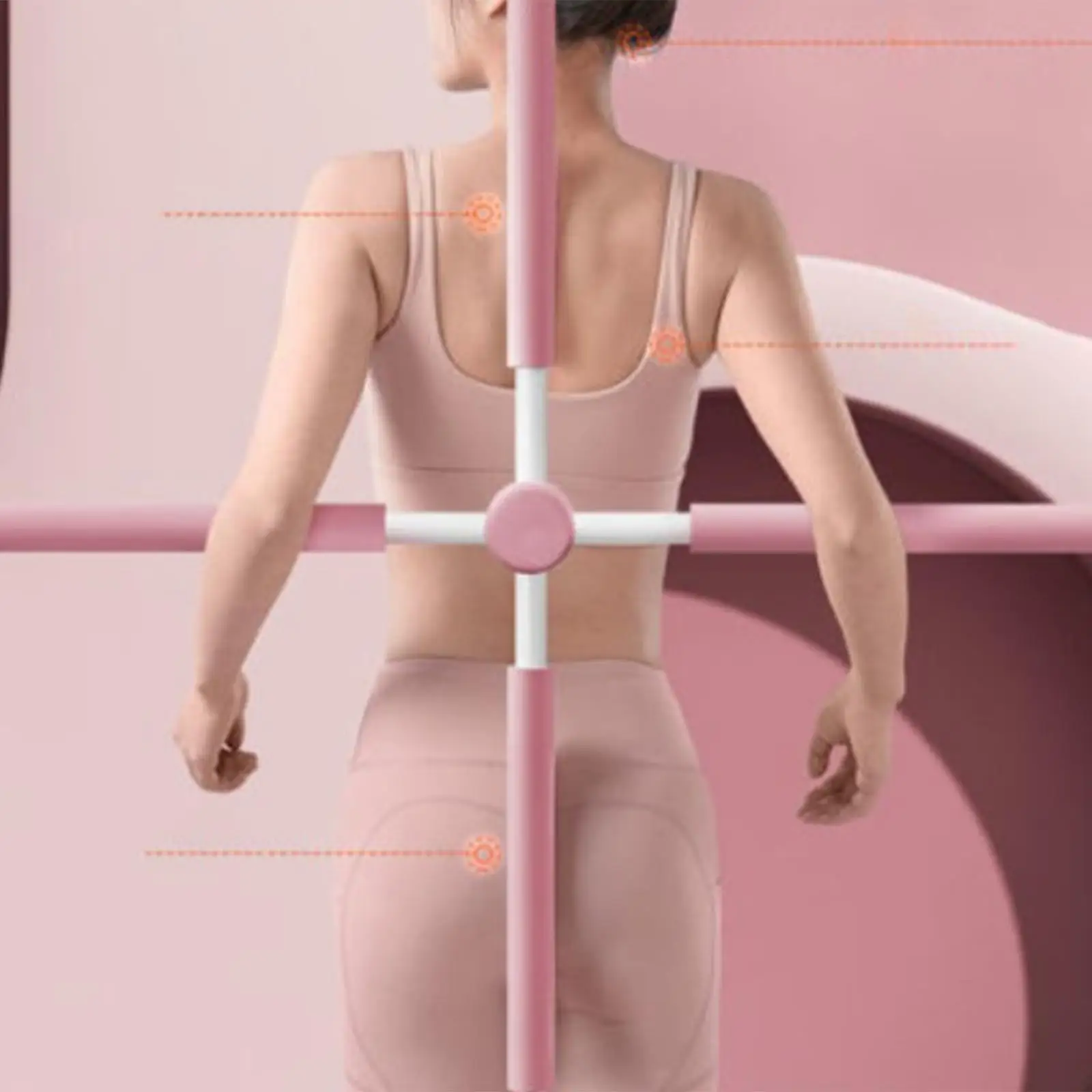 Yoga Stick Open Shoulder Posture Correction Lung Opener for Body Sculpting