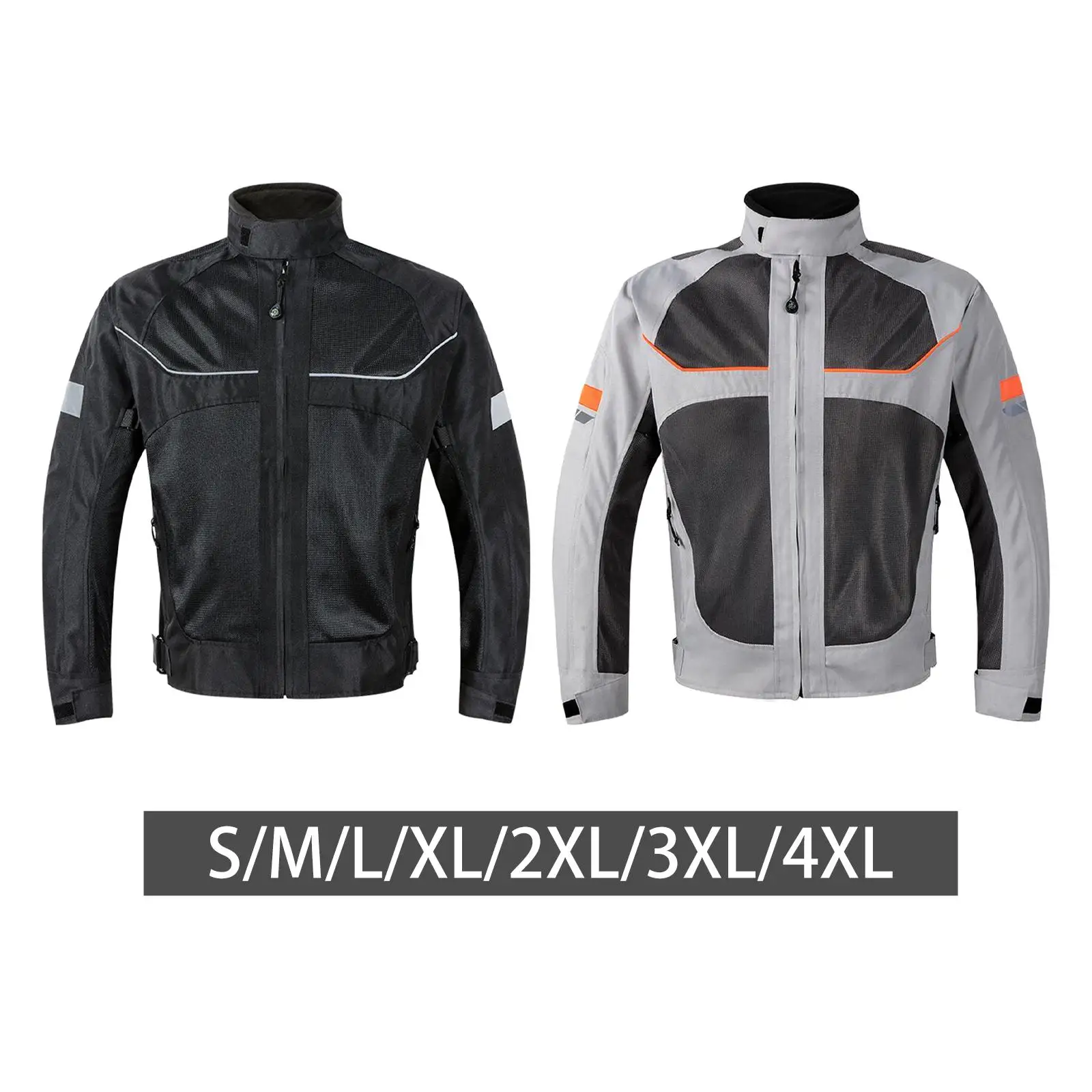 Motorcycle Jacket Breathable Mesh Motocross Jacket Protective Gear Coat for Men