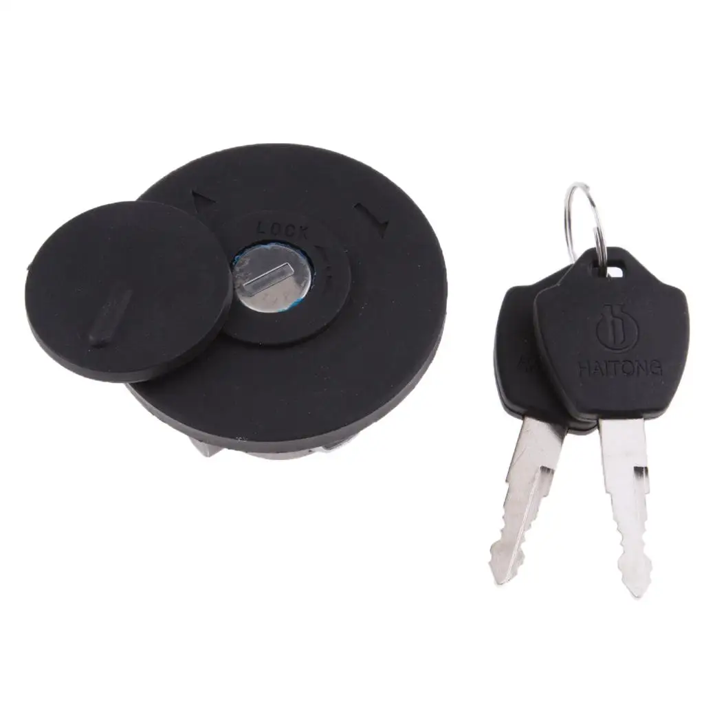 2X Iron Fuel Gas Tank   Cover with Keys for Scooter B08 B09 Lance Charming