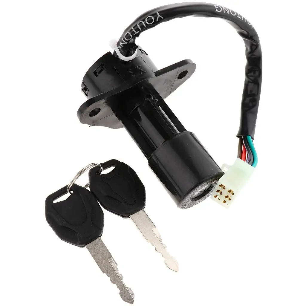 4 Or 6 Wires Motorcycle Scooter Electric Door Switch Lock for Suzuki