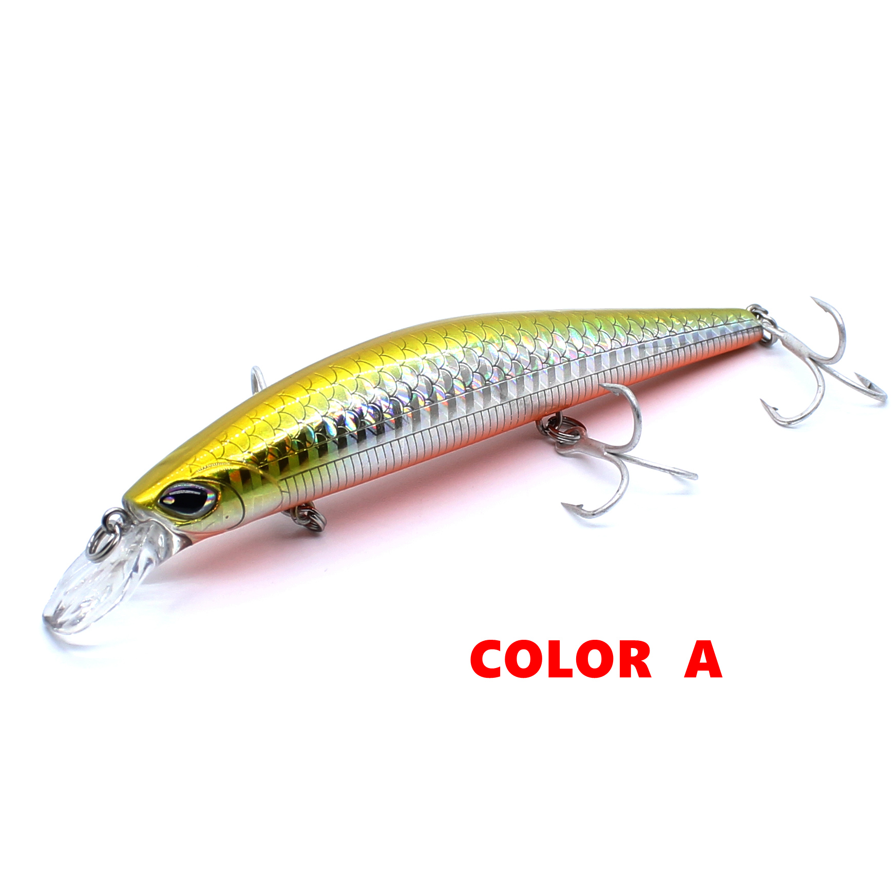 AOCLU Sinking Minnow 120mm 20,0g Harten Köder Jerkbait Wobbler Locken Magnet Gewicht Transfer 1PC Draht Durch Für meer Boot Angeln – Detail 5