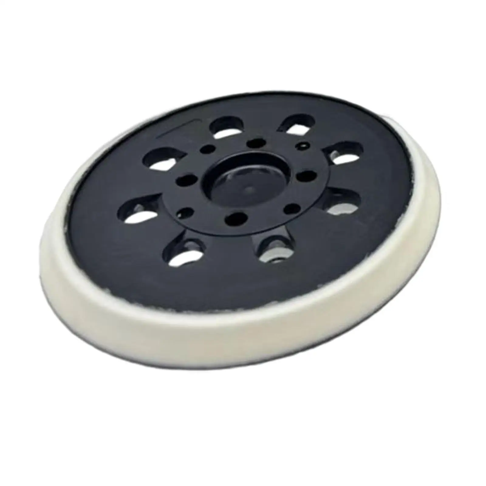 8 Holes Sanding Backing Plate Pad Self Adhesive Sander Polisher Tool 5inch for Wood