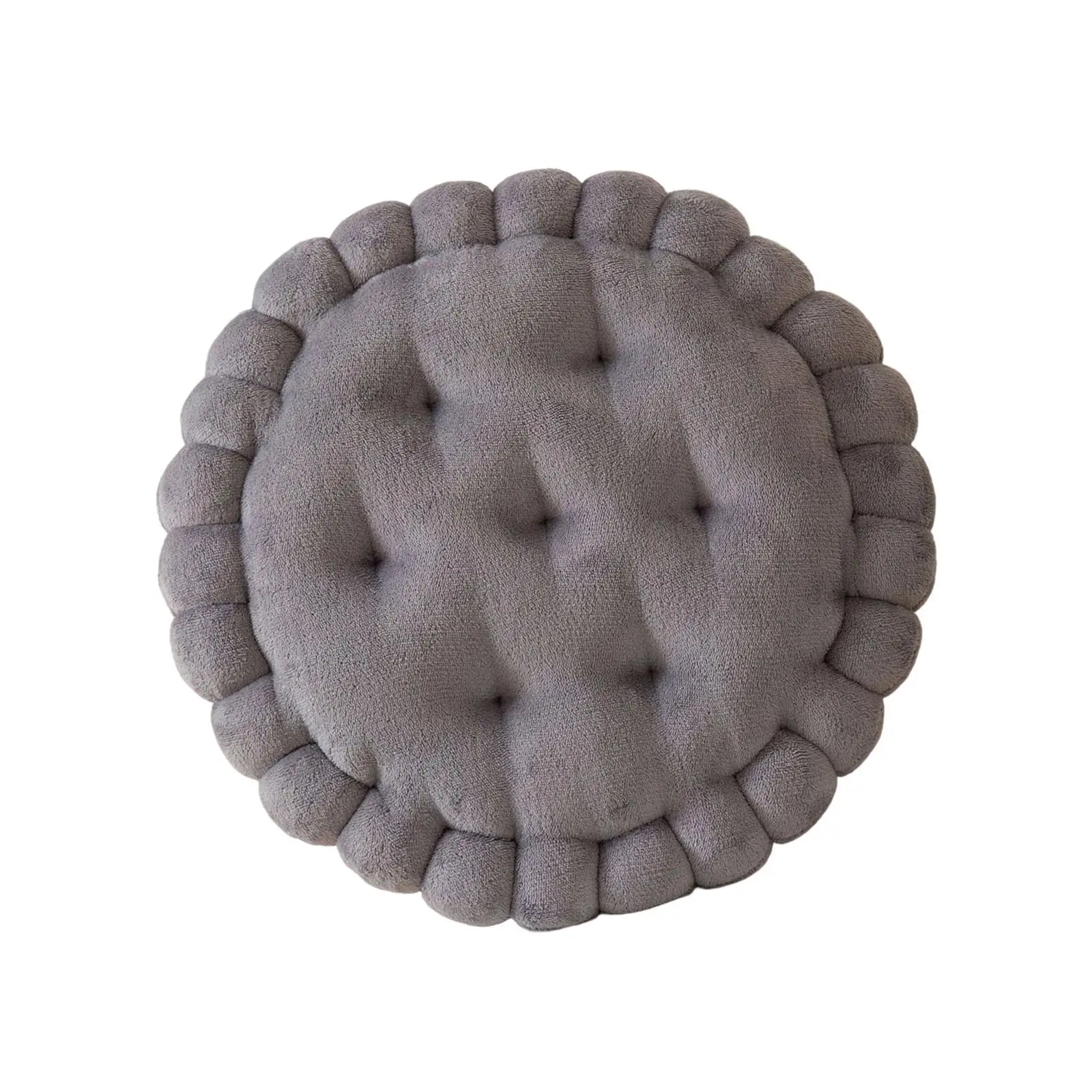 Sofa Seat Cushion Mat Round Biscuit Shape Padded Cotton Decoration Furniture Cute Chair Pad for Living Room Balcony Yoga