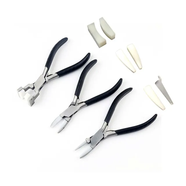 Double Nylon Jaw Jewelry Pliers Stainless Steel Flat Nose Pliers 160mm MINI  Nylon Jaw Pliers For DIY Glasses Jewelry Tools - AliExpress