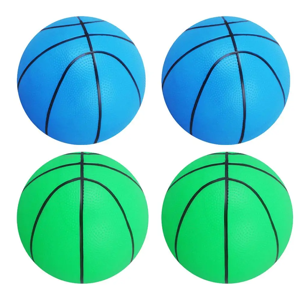 4pcs Colored 6inch Inflatable Basketball Ball Kids Child Sports Game Toy