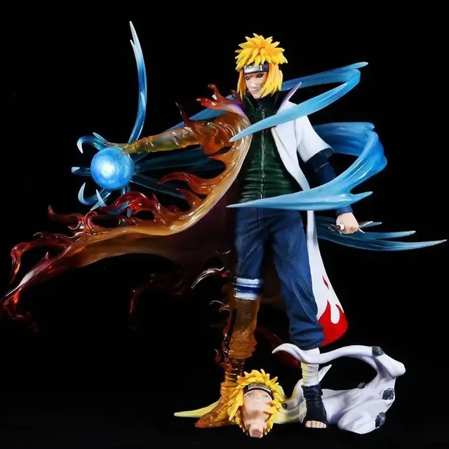Figuras de Naruto de Pvc, estatuilla de Anime de Minato, norikaze, Evil Gk,  estatua de cuatro genera Fivean Figuras de anime