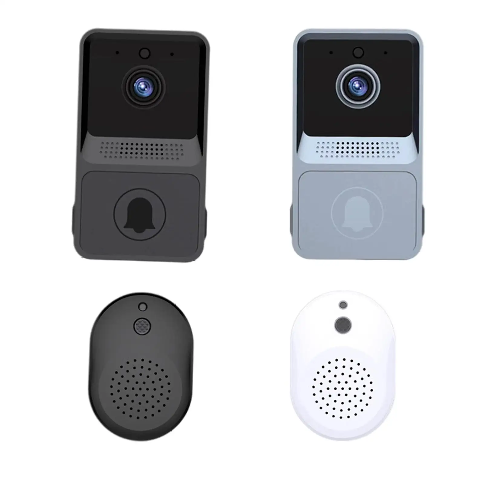 Wireless WiFi Security Door Bell Comes Standard with Ding Dong Machine Security Camera Bell for Home