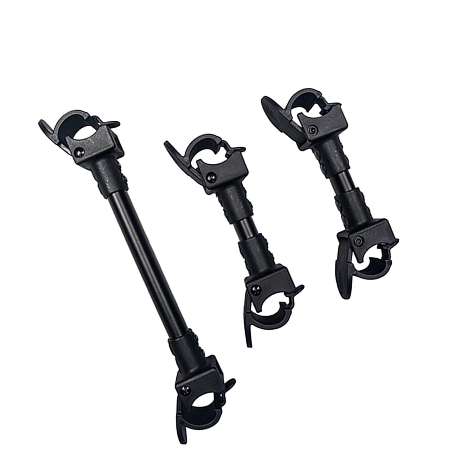 3 Pieces Stroller Connector Durable Portable Linker Universal Joints Adjustable Safety Black Attachment for Babyzen Cart