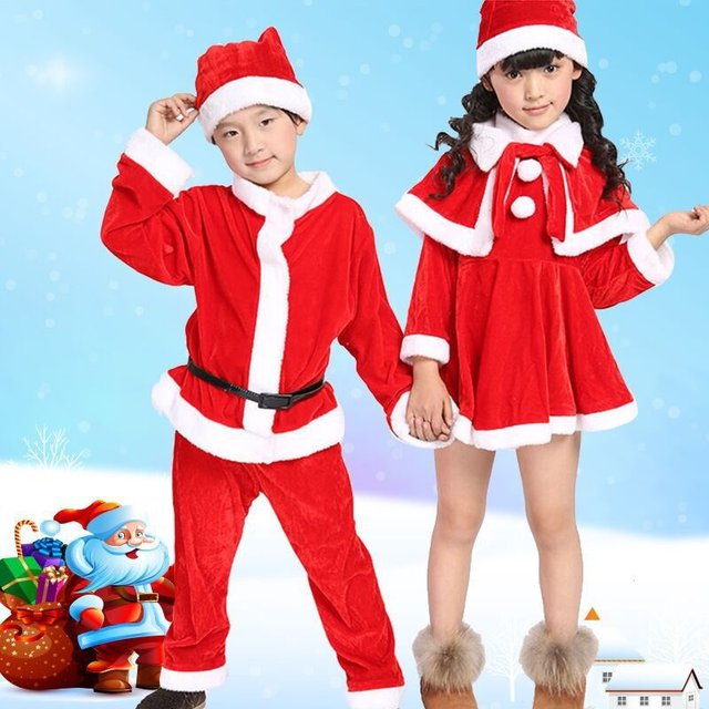 Traje do papai noel do ano novo, festa de natal, jogo de papel, luxo,  clássico e confortável, fábrica personalizado longo fluff terno - AliExpress