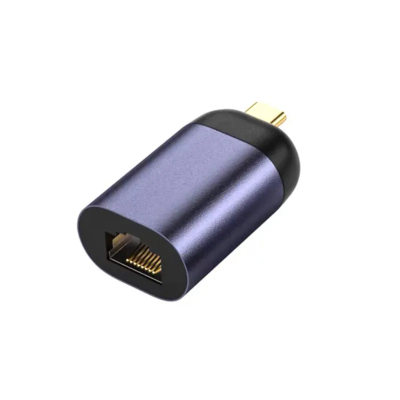 Nephy - Convertidor USB tipo C 3,0 RJ45 LAN Ethernet, adaptador USB C a 100M Gigabit, enchufe de red con cable externo para MacBook Win 7/8/10 /11