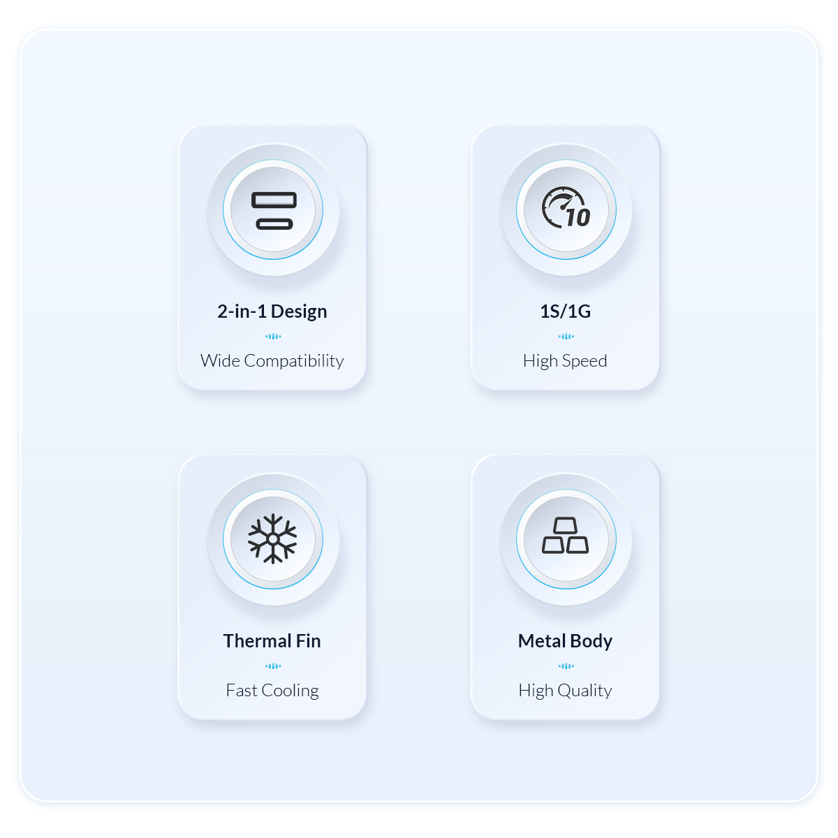 ORICO-Suporte para SSD de alumínio, 2 em