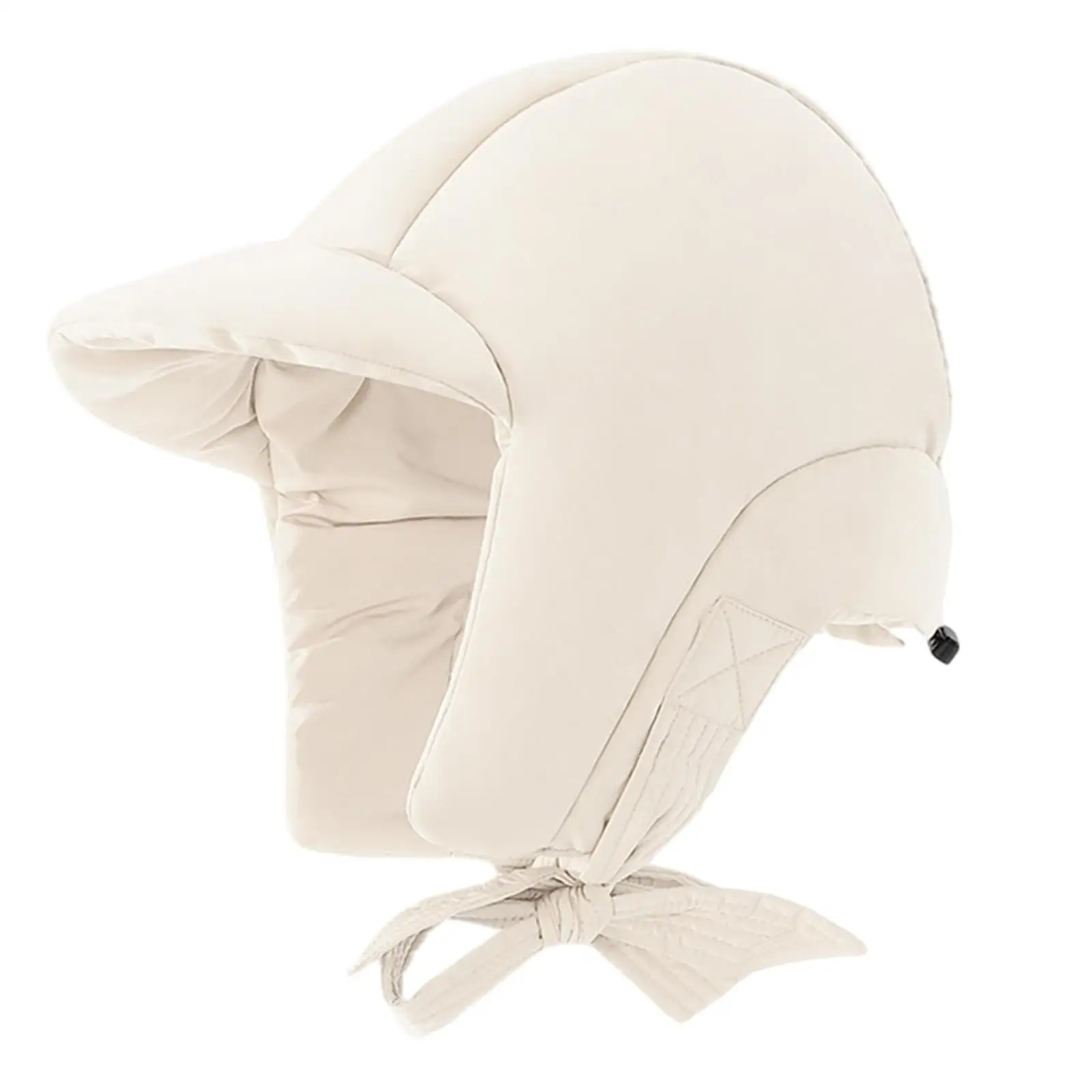 Down Hat with Ear Flaps Winter Hat Hearing Protection Peaked Cap Warm Hat Down