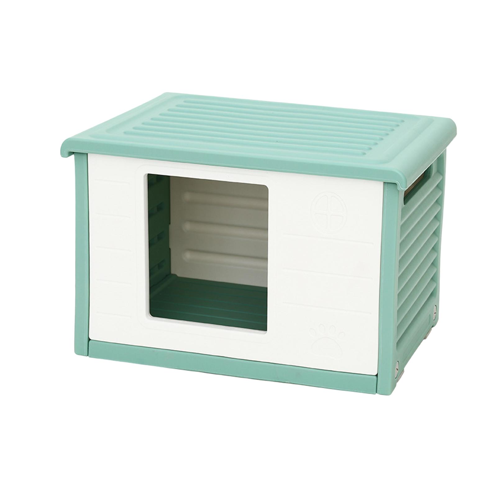 Stray Cats Shelter Pet Supplies Cave Weatherproof Hutch Outdoor Cat House Kennel for Rabbit Indoor Small Dogs Outdoor Feral Cats